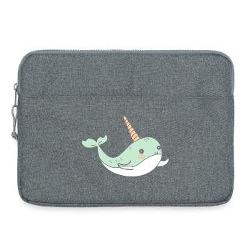 Narwal - Laptoptasche 15" - Grau meliert - Vorne