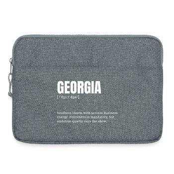 Georgia Charme Geschäftsdynamik - Laptoptasche 15" - Grau meliert - Vorne