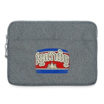 Cambodia Cambodian Khmer Forever - Laptop bag 15" - heather grey - Front