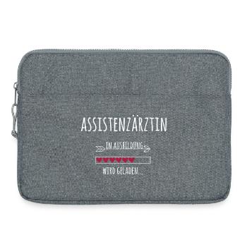 Assistenzärztin Ausbildung Medizinstudium Ärztin  - Laptoptasche 15" - Grau meliert - Vorne