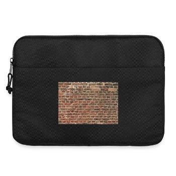 Ziegelwand Textur Urban Charm - Laptoptasche 15" - Schwarz - Vorne