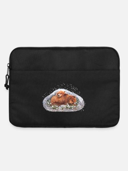 Süße Bären - Laptoptasche 15" - Schwarz