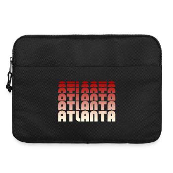 Motif de gradient d’Atlanta - Sacoche pour ordinateur portable 15 pouces - noir - Devant