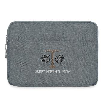 Odinist Order Great Heathen Army - Laptop bag 15" - heather grey - Front