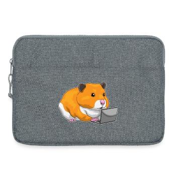 Ordinateur portable Hamster - Sacoche pour ordinateur portable 15 pouces - gris chiné - Devant