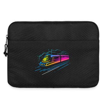 Train Cartoon Look - Laptop bag 15" - black - Front