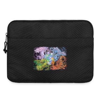 Fantasy Saisons Dragons Terre Mythologie - Sacoche pour ordinateur portable 15 pouces - noir - Devant