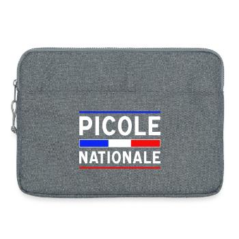 Picole Nationale nouveau design - Sacoche pour ordinateur portable 15 pouces - gris chiné - Devant
