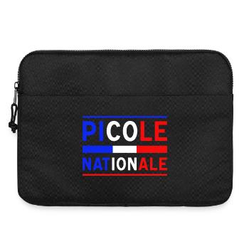 Picole Nationale nouveau design - Sacoche pour ordinateur portable 15 pouces - noir - Devant