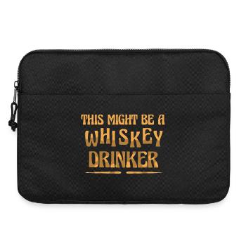 Whiskey Saying Whiskey Drinker Whiskey Lovers - Laptop bag 15" - black - Front