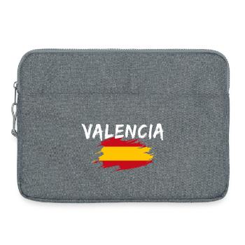 Valencia, Spain - Laptop bag 15" - heather grey - Front