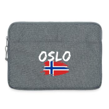 Oslo Norwegen - Laptoptasche 15" - Grau meliert - Vorne