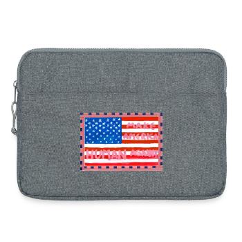 MAKE_AMERICA_HUMAN_AGAIN _A5 - Sacoche pour ordinateur portable 15 pouces - gris chiné - Devant