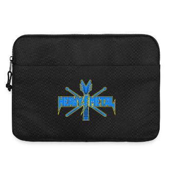 Heavy Metal Guitar Emblem - Laptop bag 15" - black - Front