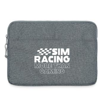 Sim Racing: Mehr als nur Gaming - Laptoptasche 15" - Grau meliert - Vorne