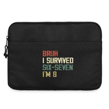 8th Birthday Design – Finally Eight Years Old - Laptop bag 15" - black - Front