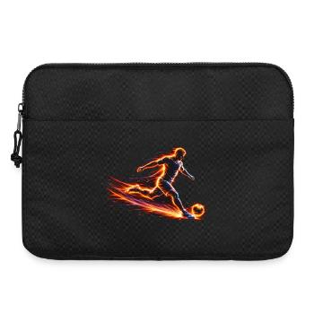 Soccer Player Energy Sport Design - Laptop bag 15" - black - Front