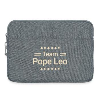 Équipe Pope Leo - Sacoche pour ordinateur portable 15 pouces - gris chiné - Devant