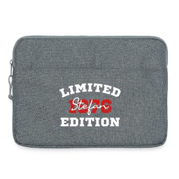 T-shirt d’anniversaire Stefan 50 ans - Sacoche pour ordinateur portable 15 pouces - gris chiné - Devant