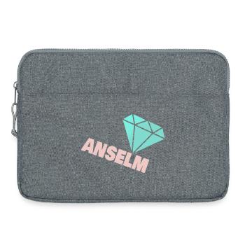 Diamant Anselm - Sacoche pour ordinateur portable 15 pouces - gris chiné - Devant