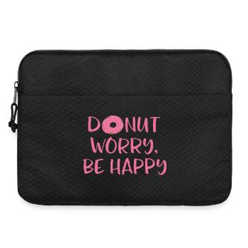 Donut worry - Sacoche pour ordinateur portable 15 pouces - noir - Devant
