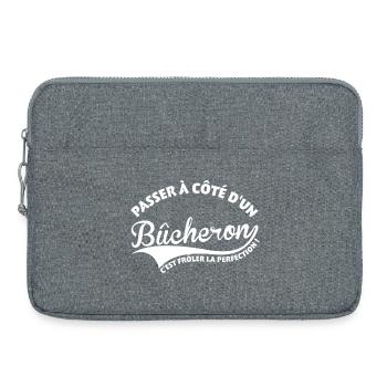 Woodcutter Perfection - Laptop bag 15" - heather grey - Front