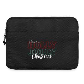 Passez un Noël joyeux houx - Sacoche pour ordinateur portable 15 pouces - noir - Devant