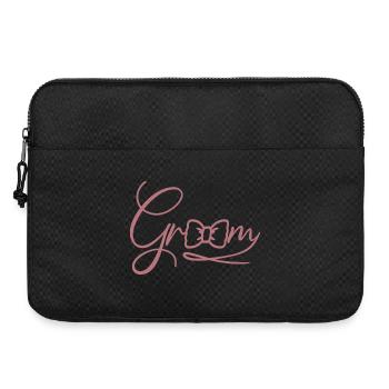 Bräutigam Cool Matching Paar Hochzeitsfeier Hochzeit - Laptoptasche 15" - Schwarz - Vorne