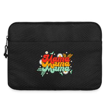 Mom, Mama, Mama Groovy - Laptop bag 15" - black - Front