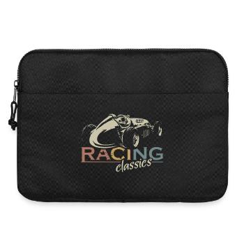 voiture vintage de course rétro Formula Symbol Logo Team - Sacoche pour ordinateur portable 15 pouces - noir - Devant
