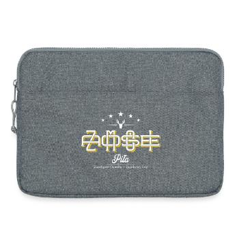 Piła Zamoście. Le meilleur quartier de Piła - Sacoche pour ordinateur portable 15 pouces - gris chiné - Devant