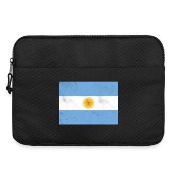 Drapeau de l’Argentine – symbole de fierté et de liberté - Sacoche pour ordinateur portable 15 pouces - noir - Devant