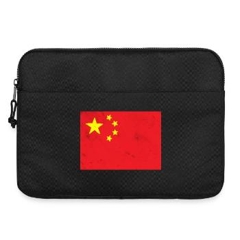 Drapeau de la Chine - Sacoche pour ordinateur portable 15 pouces - noir - Devant