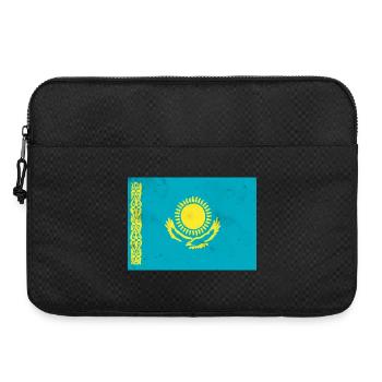 Flagge von Kasachstan - Laptoptasche 15" - Schwarz - Vorne