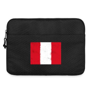 Flag of Peru - Laptop bag 15" - black - Front