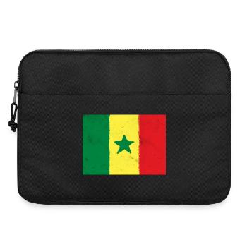 Flag of Senegal - Laptop bag 15" - black - Front