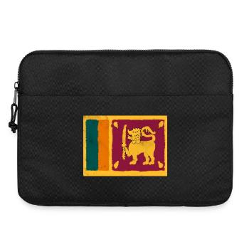 Drapeau du Sri Lanka - Sacoche pour ordinateur portable 15 pouces - noir - Devant