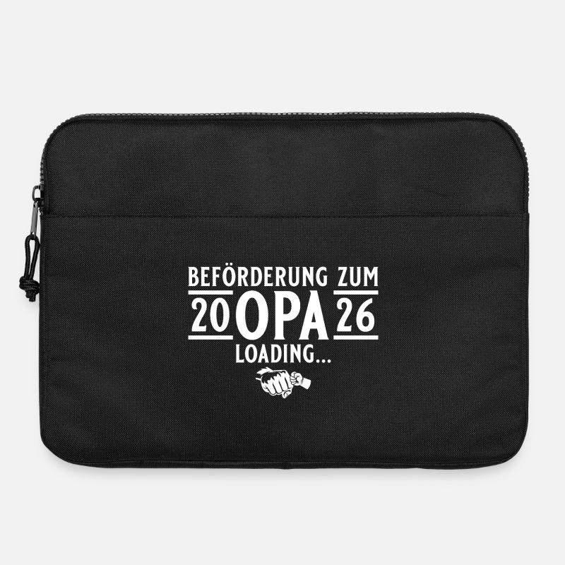 Opa 2026 loading - Werdender Großvater - Laptoptasche 15" - Schwarz