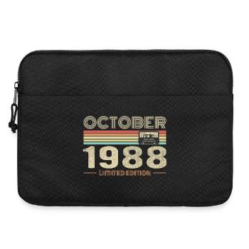 Birthday october 1988 - Laptop bag 15" - black - Front