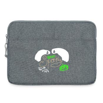 Stay Spooky - Laptoptasche 15" - Grau meliert - Vorne