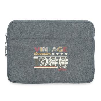 November 1988 - Laptop bag 15" - heather grey - Front