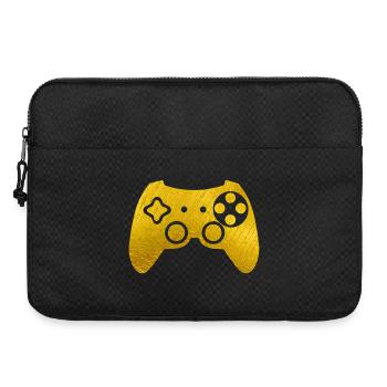 Manette de jeu dorée - Sacoche pour ordinateur portable 15 pouces - noir - Devant
