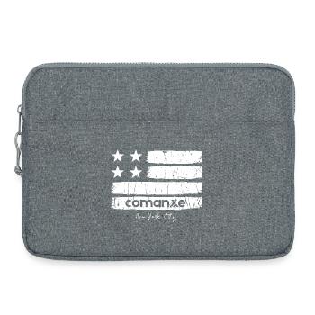Flag Strokes mit NYC - Laptoptasche 15" - Grau meliert - Vorne