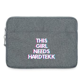 Hardtekk Tekk - Laptop bag 15" - heather grey - Front