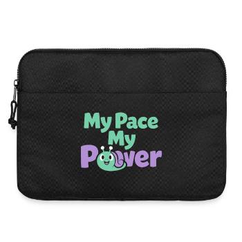 Sanfte Erziehungsidentität, Langsames - Laptoptasche 15" - Schwarz - Vorne