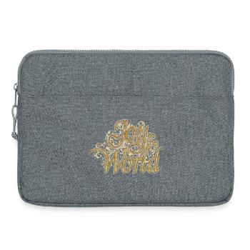 Joy to the World - Laptoptasche 15" - Grau meliert - Vorne