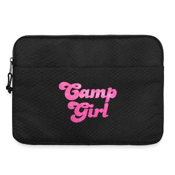 Camp Girl Camping Fell pink Frauenpower Van Life - Laptoptasche 15" - Schwarz - Vorne