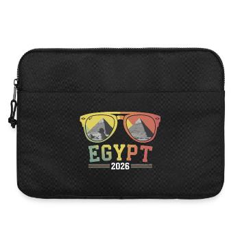 Vacances en Égypte 2026 Pyramides - Sacoche pour ordinateur portable 15 pouces - noir - Devant