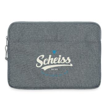 Fuck nothing - Laptop bag 15" - heather grey - Front