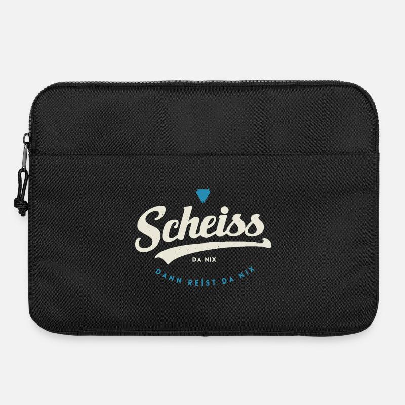 Scheiss da nix - Laptoptasche 15" - Schwarz